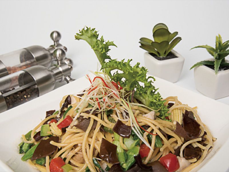 橄欖清炒辣麵-全素