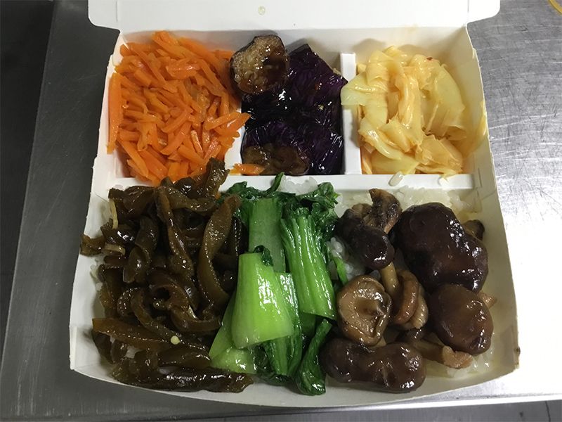 素食便當送暖
