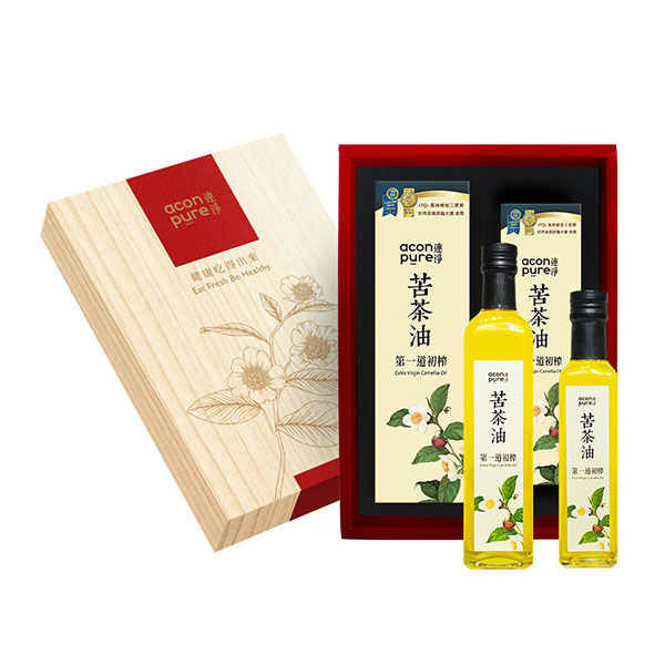 連淨純苦茶油禮盒組(中)