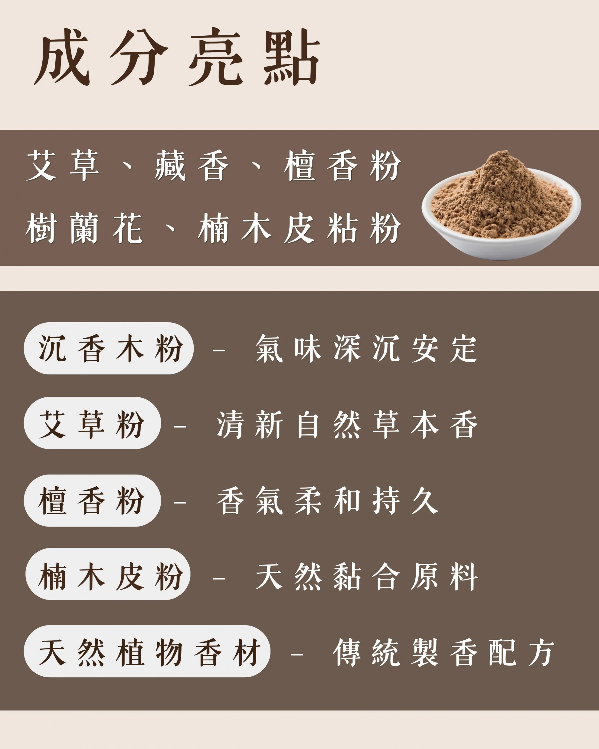 【艾草沉香】尺六立香 【艾草沉香】尺六立香