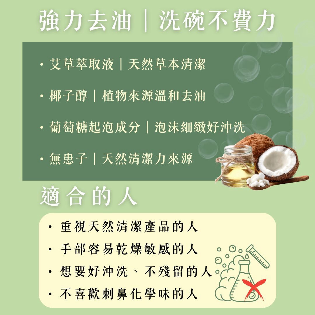 【艾草洗潔精】1000ml/瓶