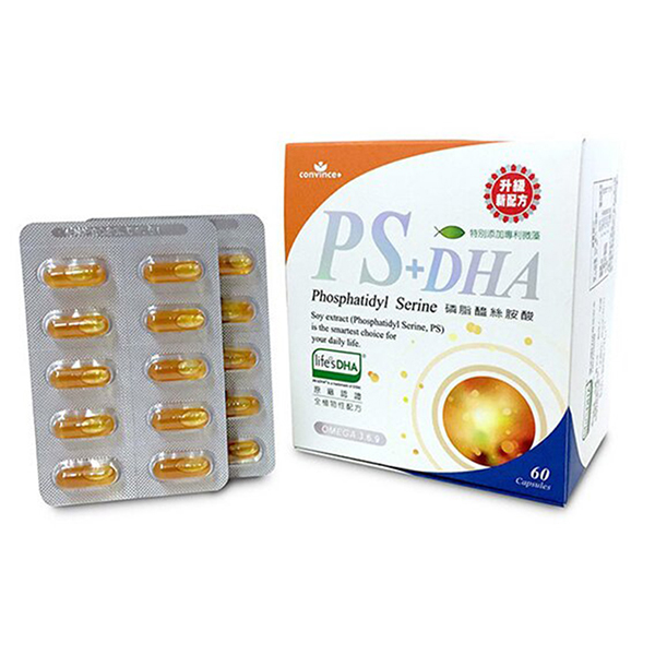 康心思PS+DHA光漾膠囊 (全素食品)