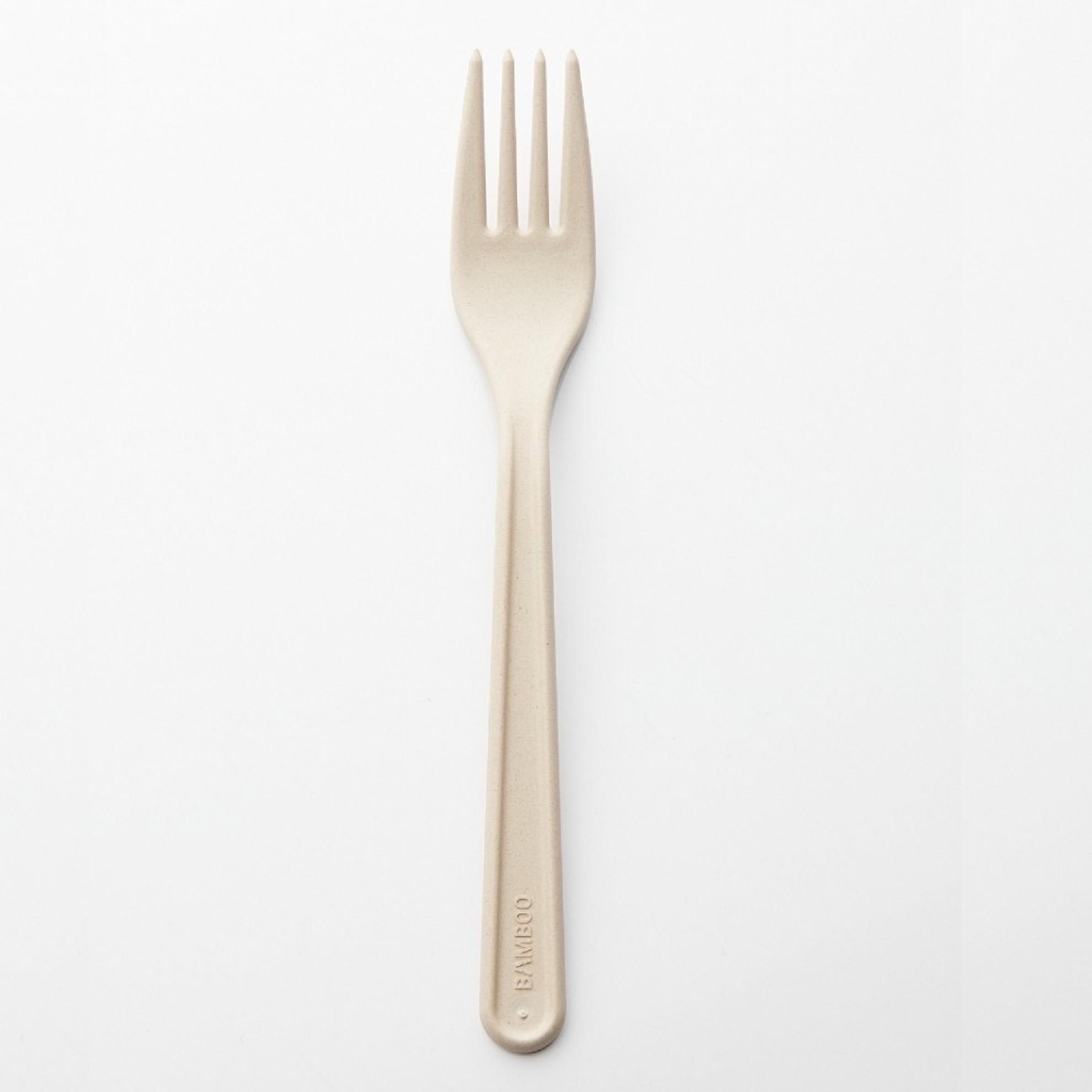 竹纖維餐具厚款-<叉子> < 1200支/箱> <環保循環箱購>