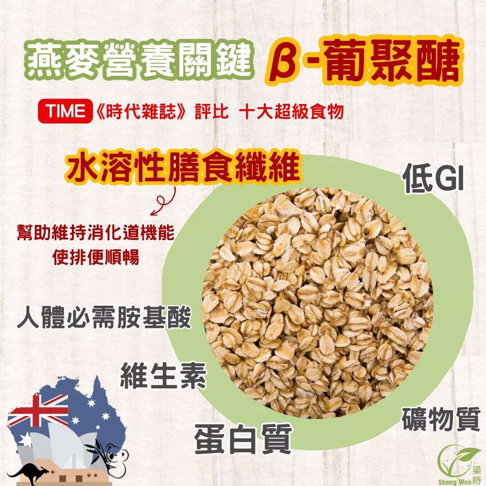 100%澳洲純燕麥粉