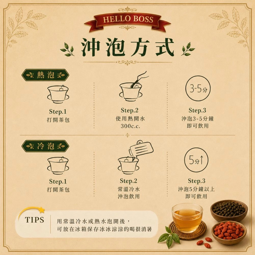 杞香烏龍茶 4g/包,30包/袋 杞香烏龍茶 4g/包,30包/袋