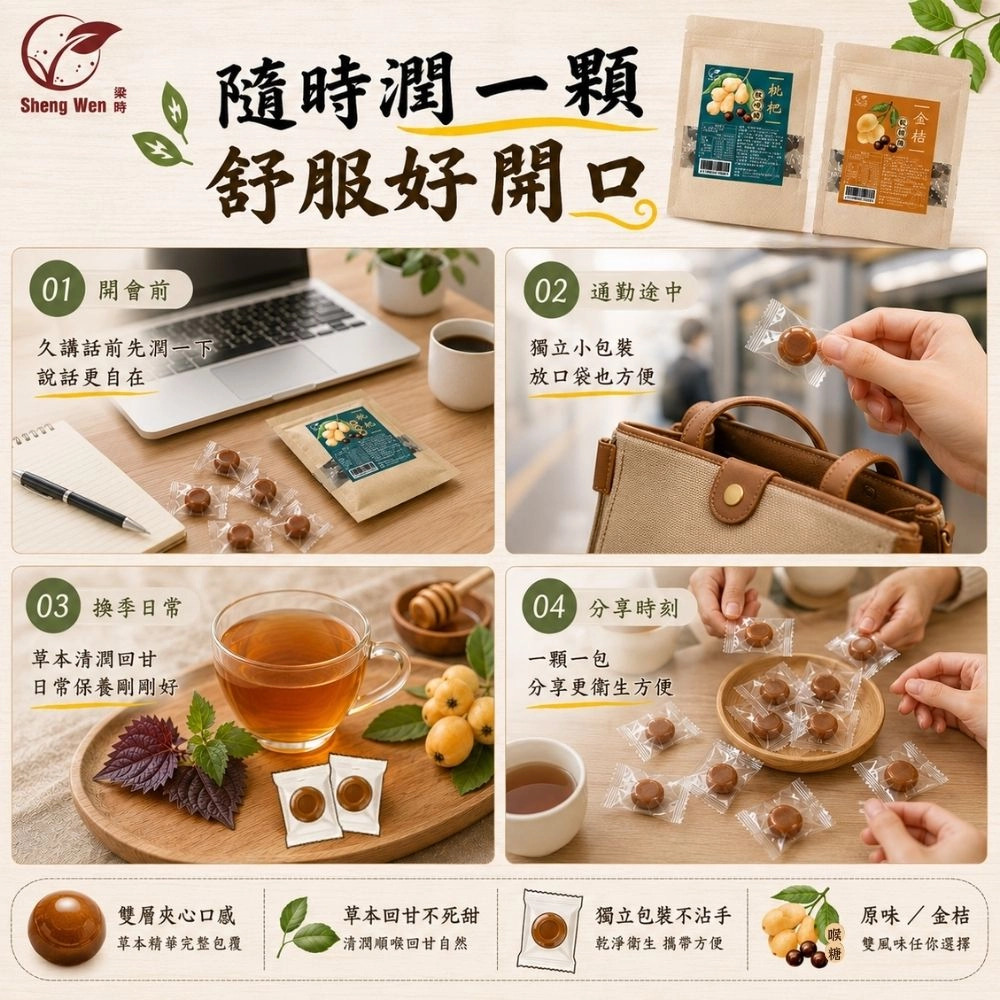 雙層枇杷軟喉糖-金桔枇杷 32.5g
