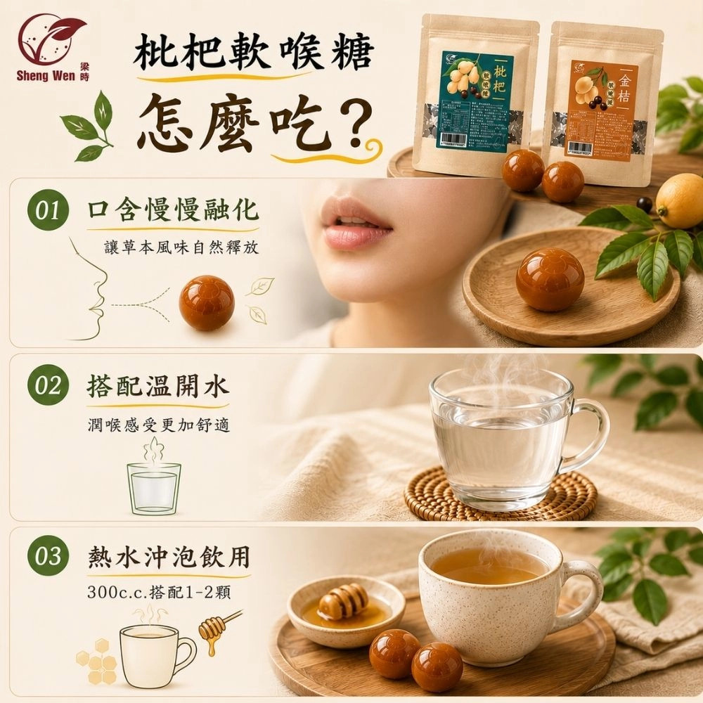 雙層枇杷軟喉糖-金桔枇杷 32.5g