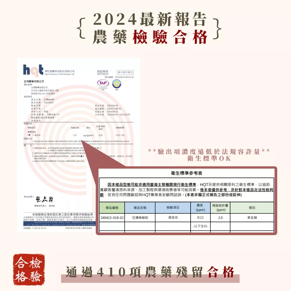 秘製狂爆辣椒粉 300g