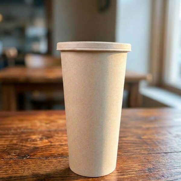 台灣茶纖維循環杯-500ml(含蓋子)100個/箱