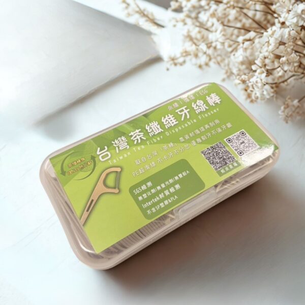 茶纖牙線棒200支(盒裝)