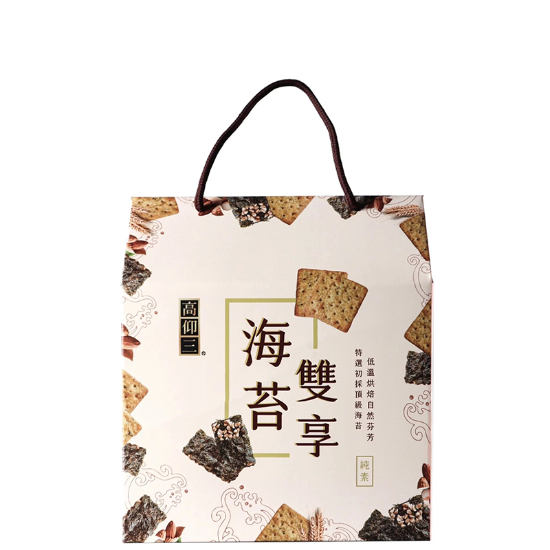 海苔雙享禮盒【禾果海苔2包＋海苔蘇打餅2包入】