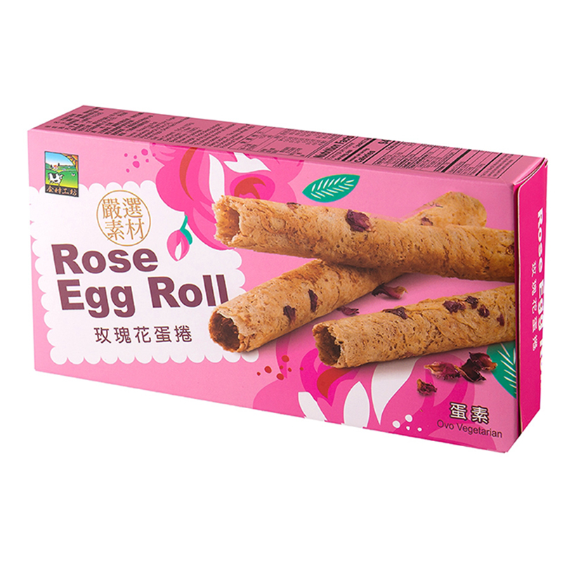 玫瑰花蛋捲