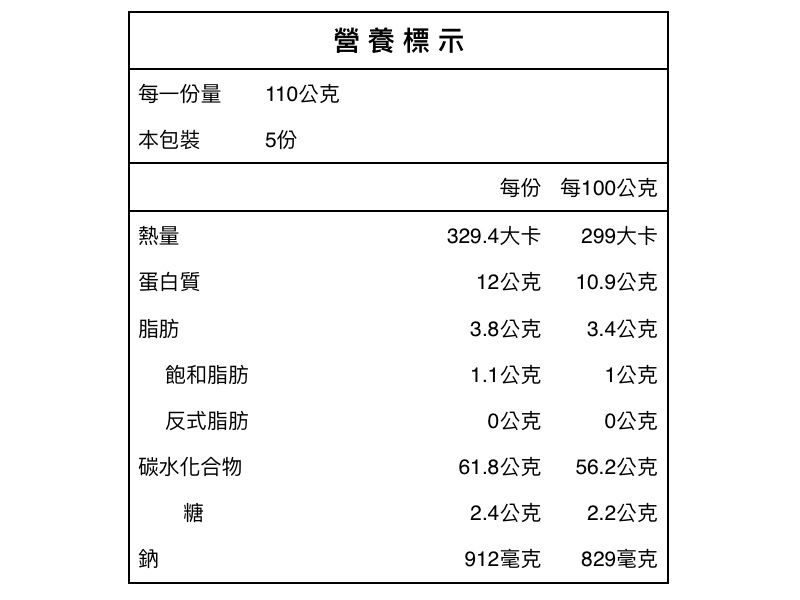 香菇XO醬 - 手工乾拌麵 ( 5入 )